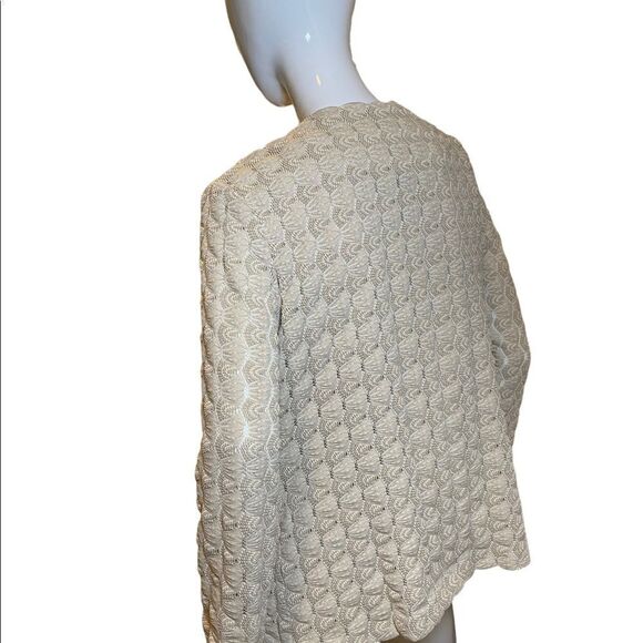 Vintage Lurex Metallic Gold Coordinated Sweater Set - Picture 9 of 15